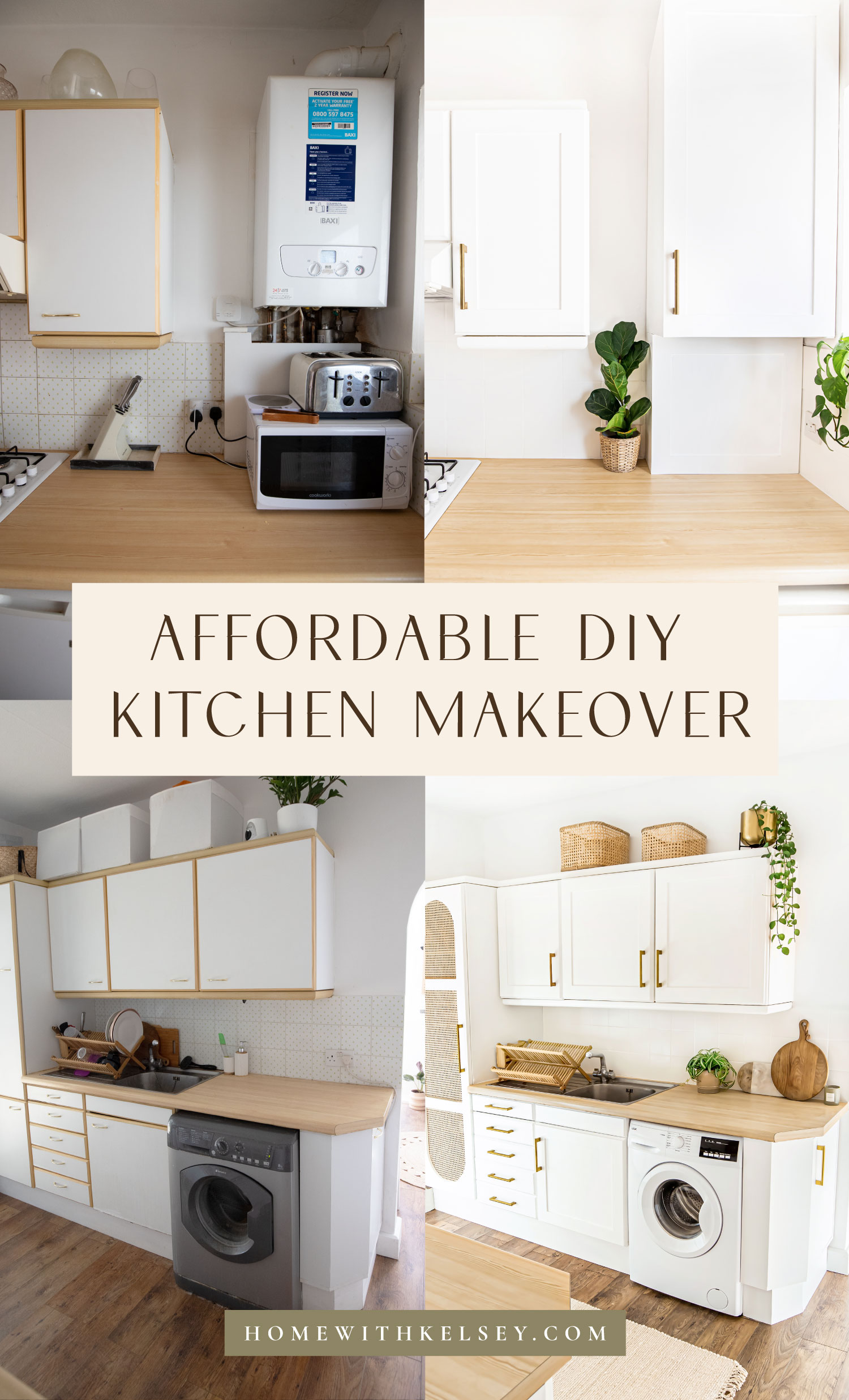 Our Affordable 300 Diy Kitchen Makeover